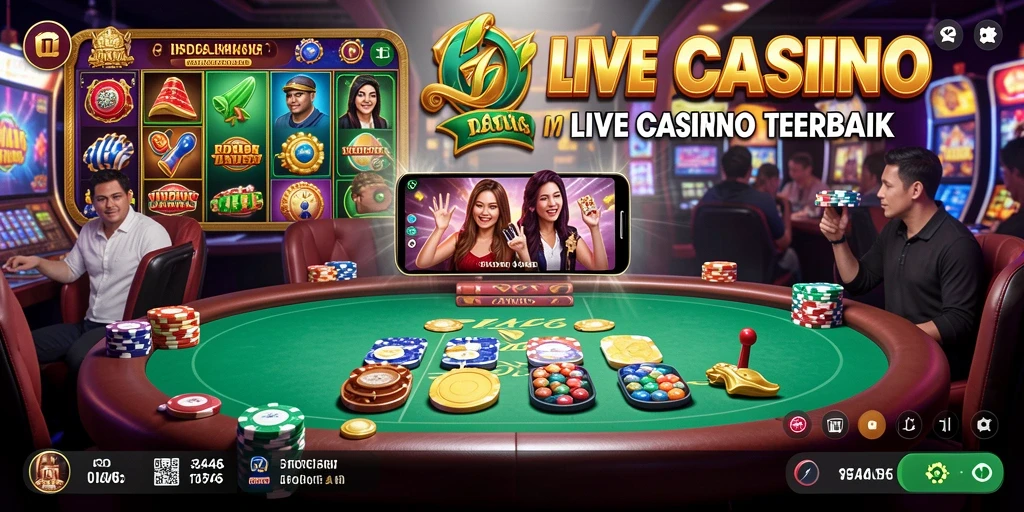 Tampilan screenshot dari gameplay Live Casino yang memukau di 3446.