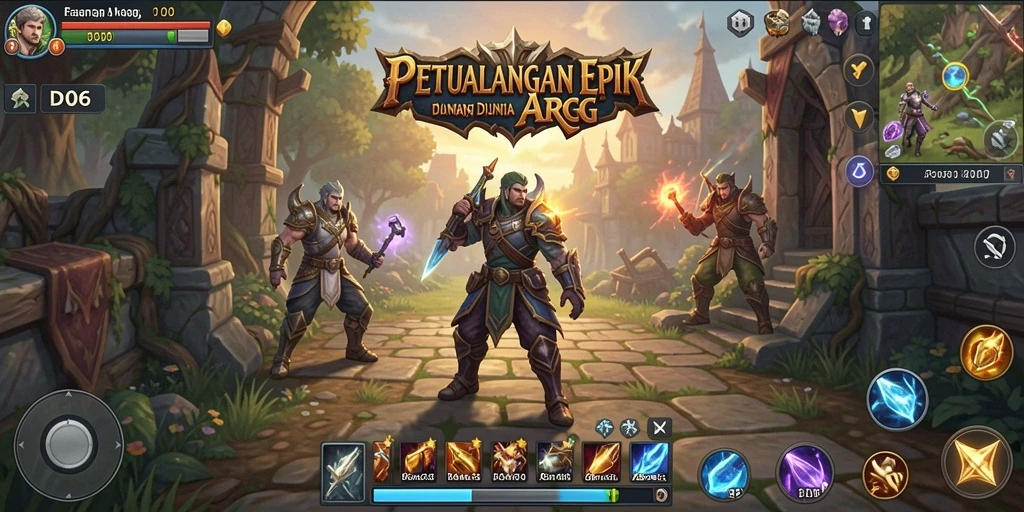 Tampilan gameplay D06 yang mengesankan dengan petualangan seru.