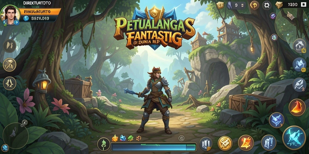 Tampilan menakjubkan dari gameplay RPG di DIREKTURTOTO
