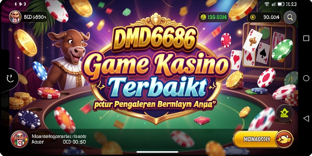 Tampilan menarik dari gameplay DMD686 yang penuh aksi Kasino.