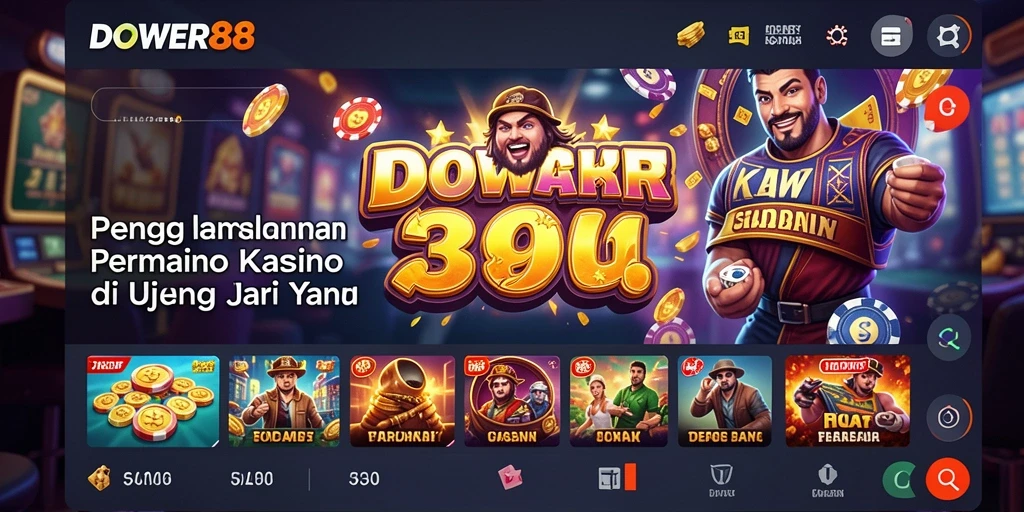 Tampilan gameplay DOWER88 yang menarik dan interaktif.