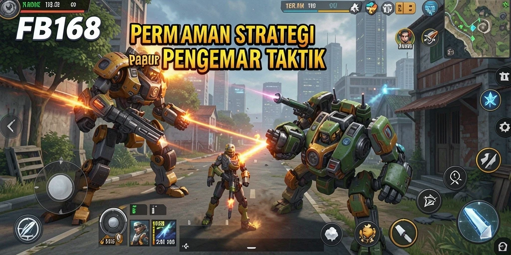 Tampilan gameplay FB168 dengan beragam taktik strategis.