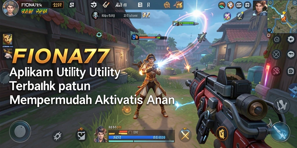 Tampilan utama FIONA77 dengan fitur-fitur Utility yang mudah digunakan.