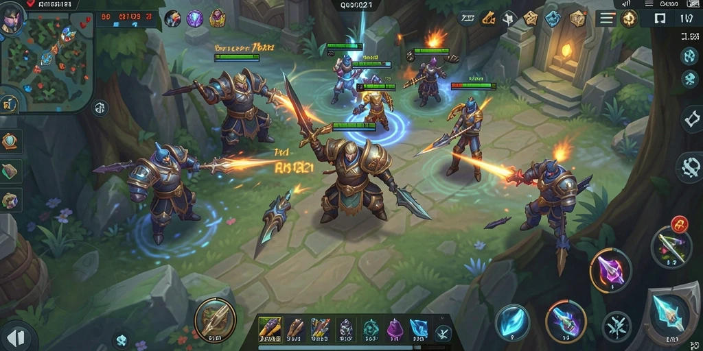 Tampilan gameplay menarik dan mendebarkan di QQ1221.