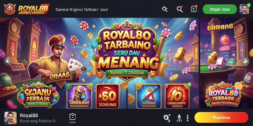 Screenshot ROYAL88 menampilkan gameplay seru di dunia Kasino.